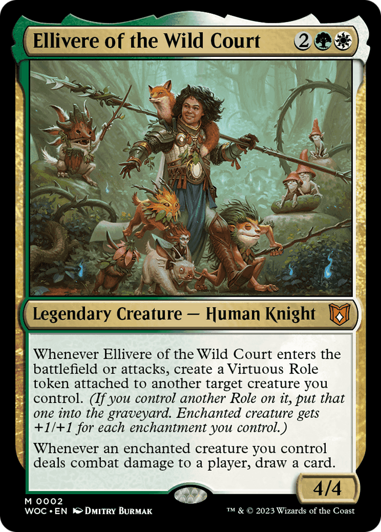 Ellivere of the Wild Court [Wilds of Eldraine Commander] | Gamer Loot