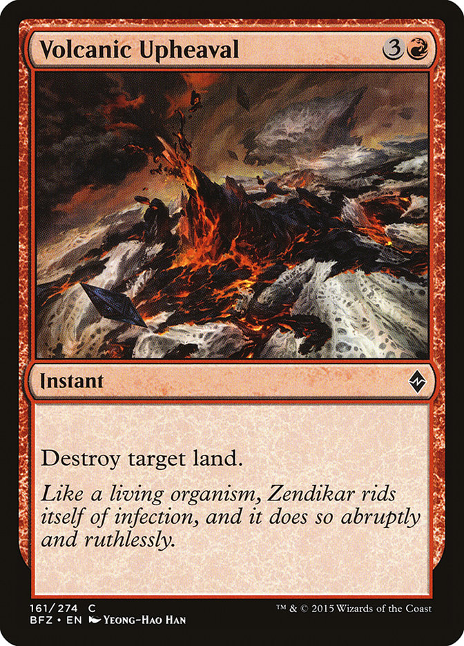 Volcanic Upheaval [Battle for Zendikar] | Gamer Loot