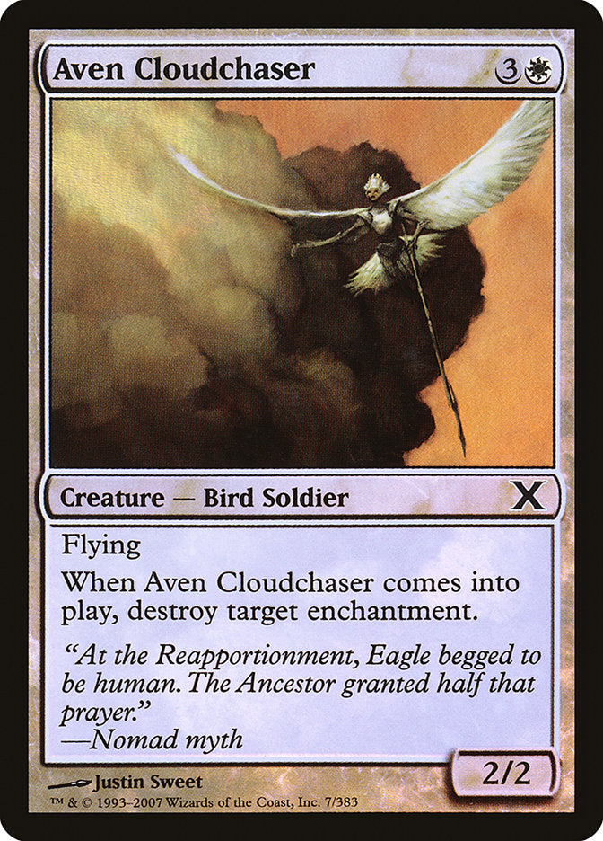 Aven Cloudchaser (Premium Foil) [Tenth Edition] | Gamer Loot