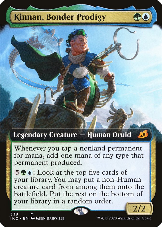 Kinnan, Bonder Prodigy (Extended Art) [Ikoria: Lair of Behemoths] | Gamer Loot