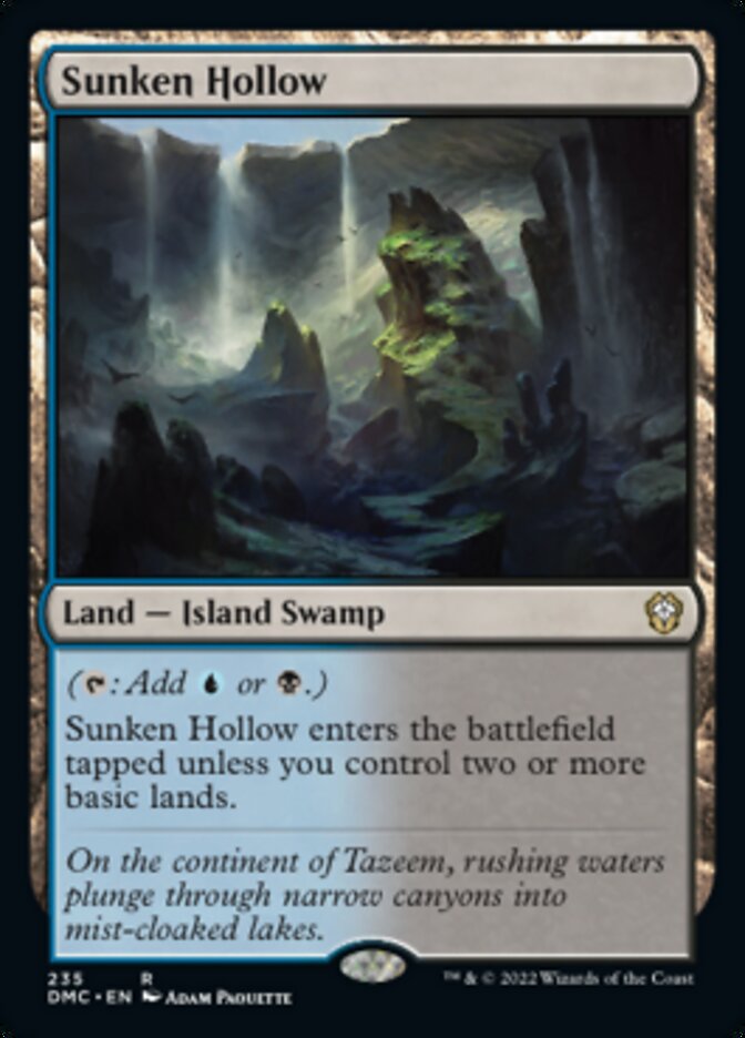 Sunken Hollow [Dominaria United Commander] | Gamer Loot