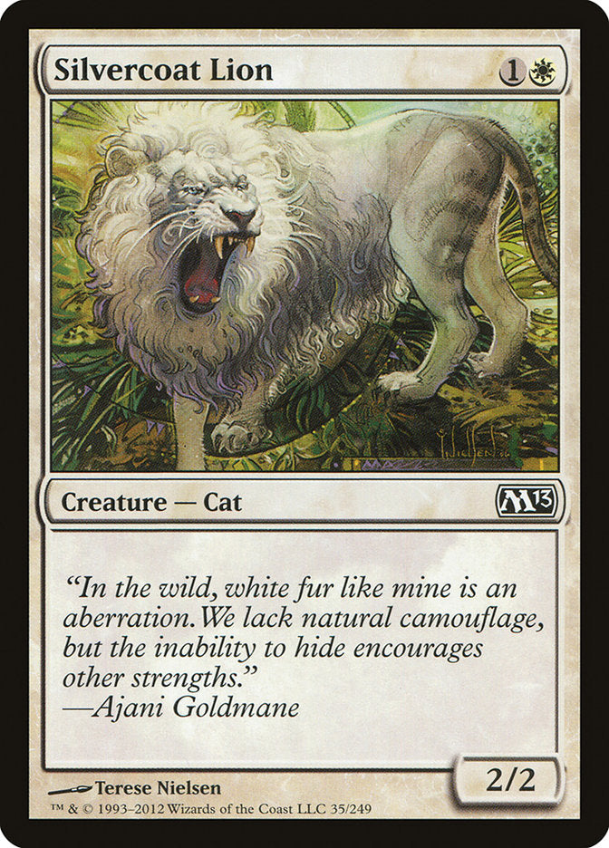 Silvercoat Lion [Magic 2013] | Gamer Loot