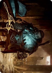 Vault Robber Art Card (Gold-Stamped Signature) [Kaldheim: Art Series] | Gamer Loot