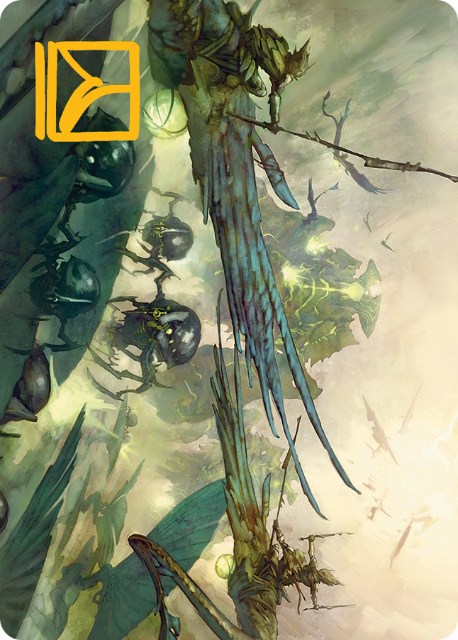 Invasion of Pyrulea Art Card (Gold-Stamped Signature) [March of the Machine Art Series] | Gamer Loot