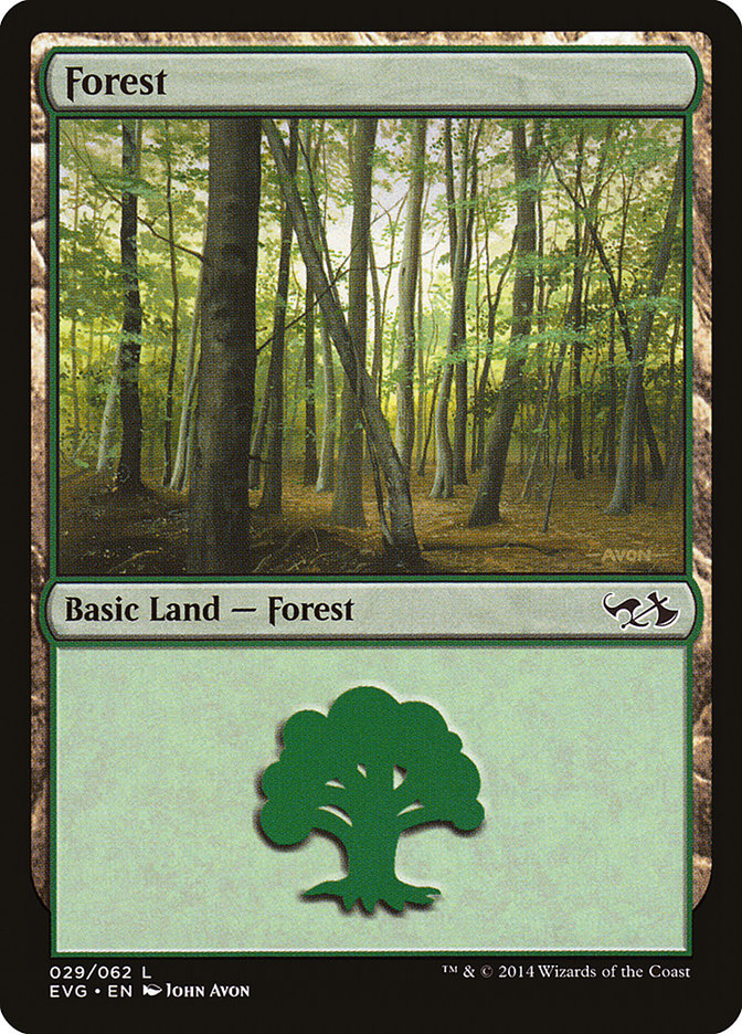 Forest (29) (Elves vs. Goblins) [Duel Decks Anthology] | Gamer Loot