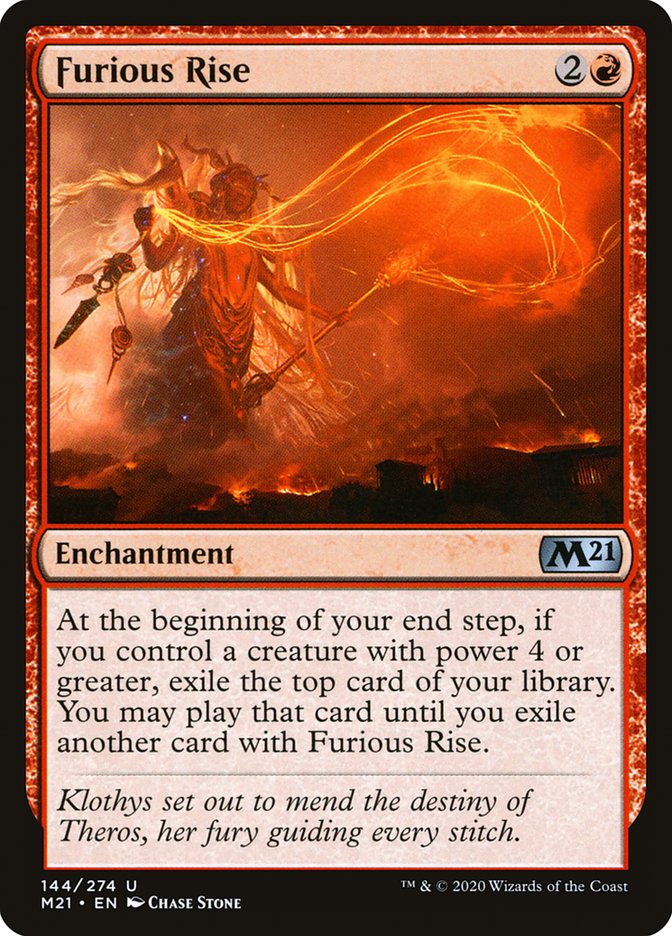 Furious Rise [Core Set 2021] | Gamer Loot