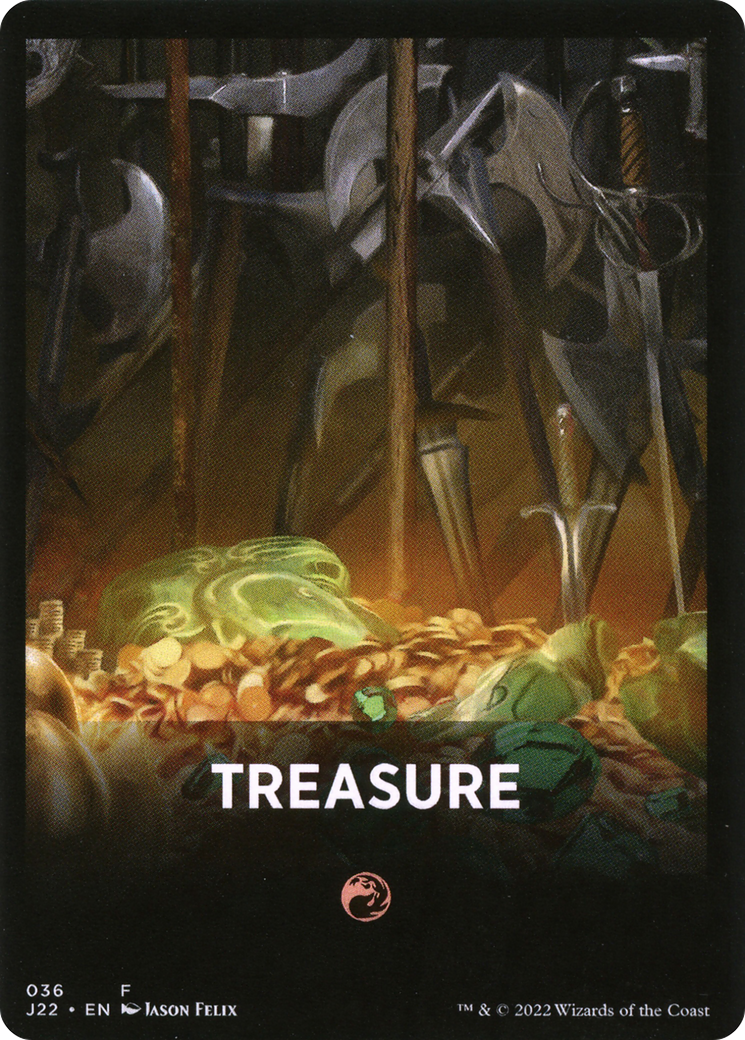 Treasure Theme Card [Jumpstart 2022 Front Cards] | Gamer Loot