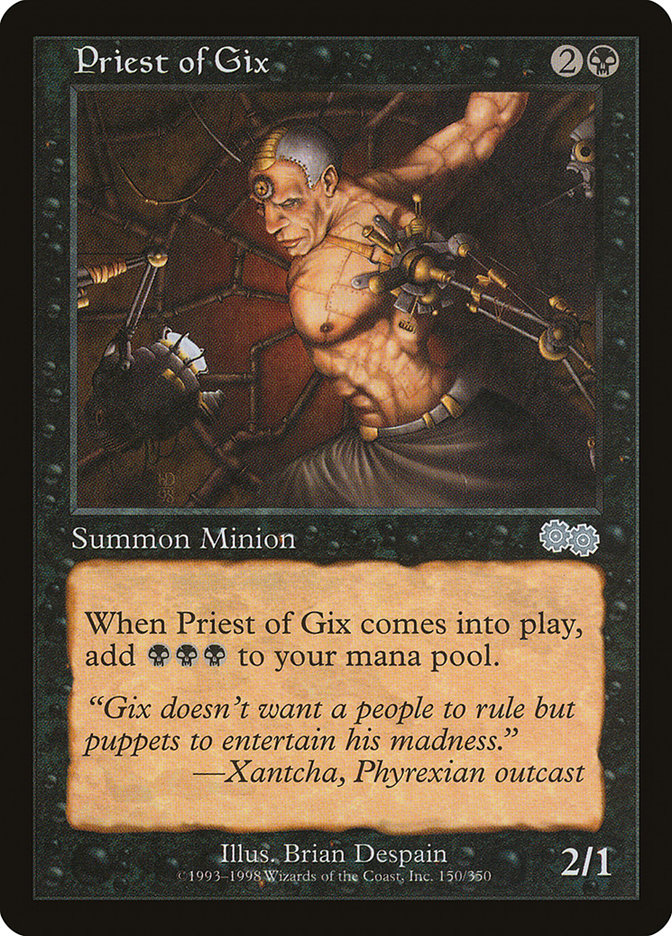 Priest of Gix [Urza's Saga] | Gamer Loot
