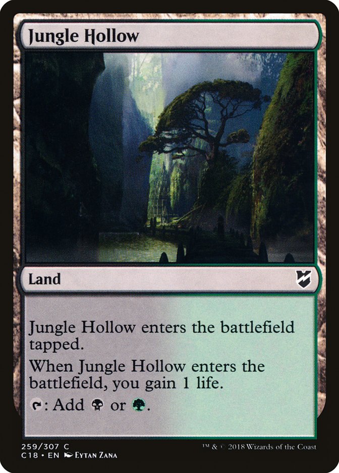 Jungle Hollow [Commander 2018] | Gamer Loot