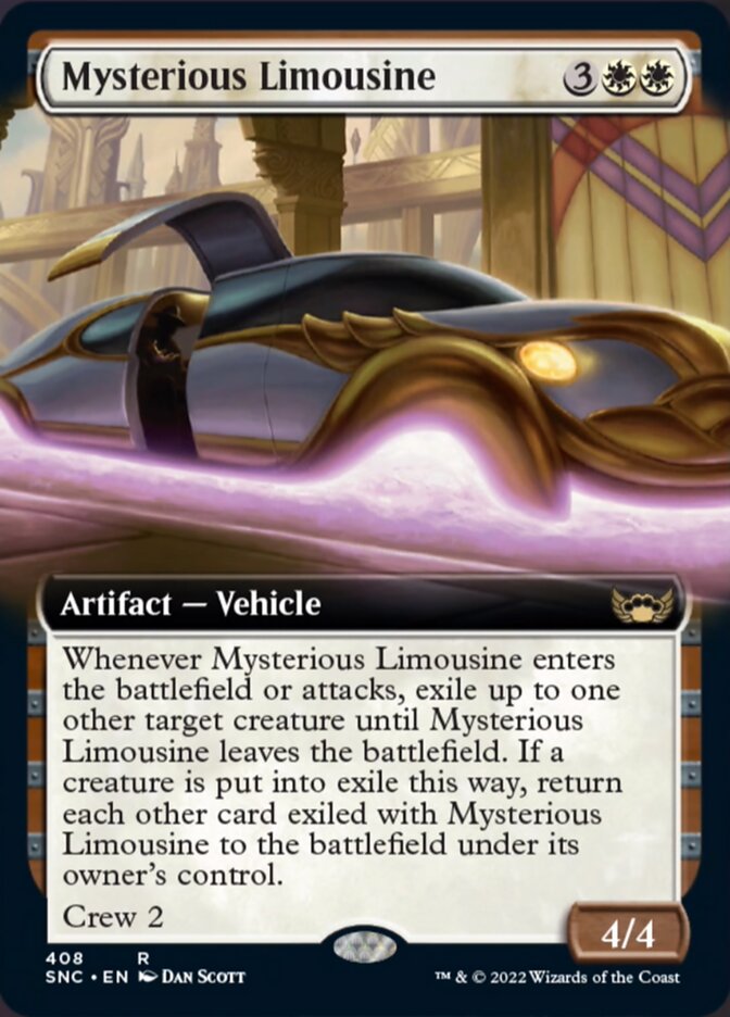 Mysterious Limousine (Extended Art) [Streets of New Capenna] | Gamer Loot