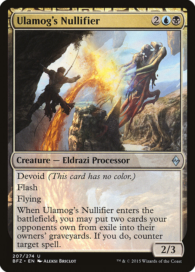 Ulamog's Nullifier [Battle for Zendikar] | Gamer Loot