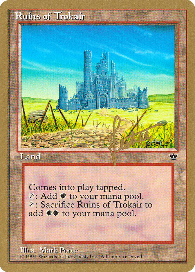 Ruins of Trokair (Bertrand Lestree) [Pro Tour Collector Set] | Gamer Loot
