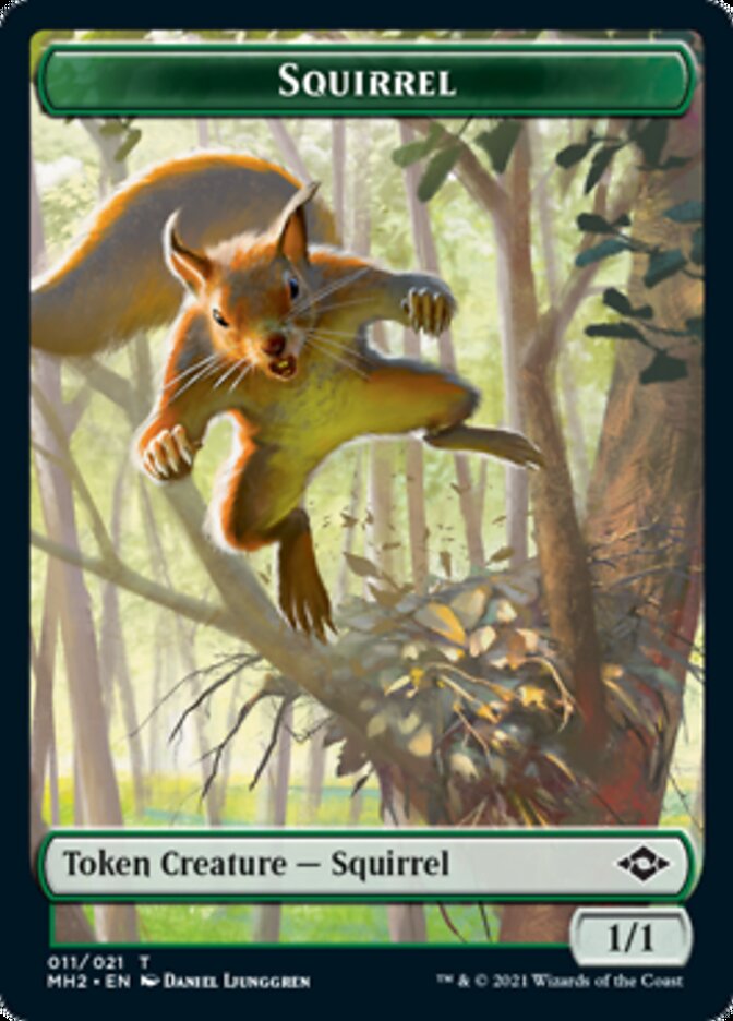 Squirrel Token [Modern Horizons 2 Tokens] | Gamer Loot