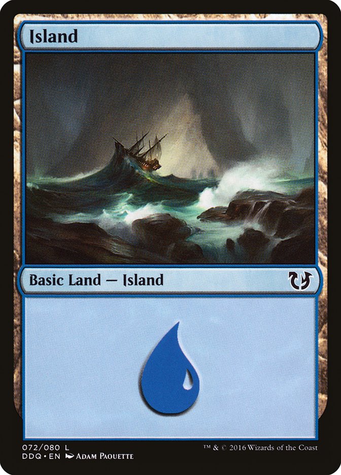 Island (72) [Duel Decks: Blessed vs. Cursed] | Gamer Loot