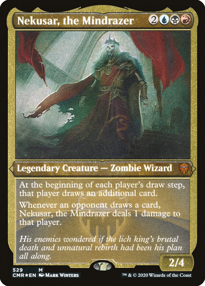 Nekusar, the Mindrazer (Etched) [Commander Legends] | Gamer Loot