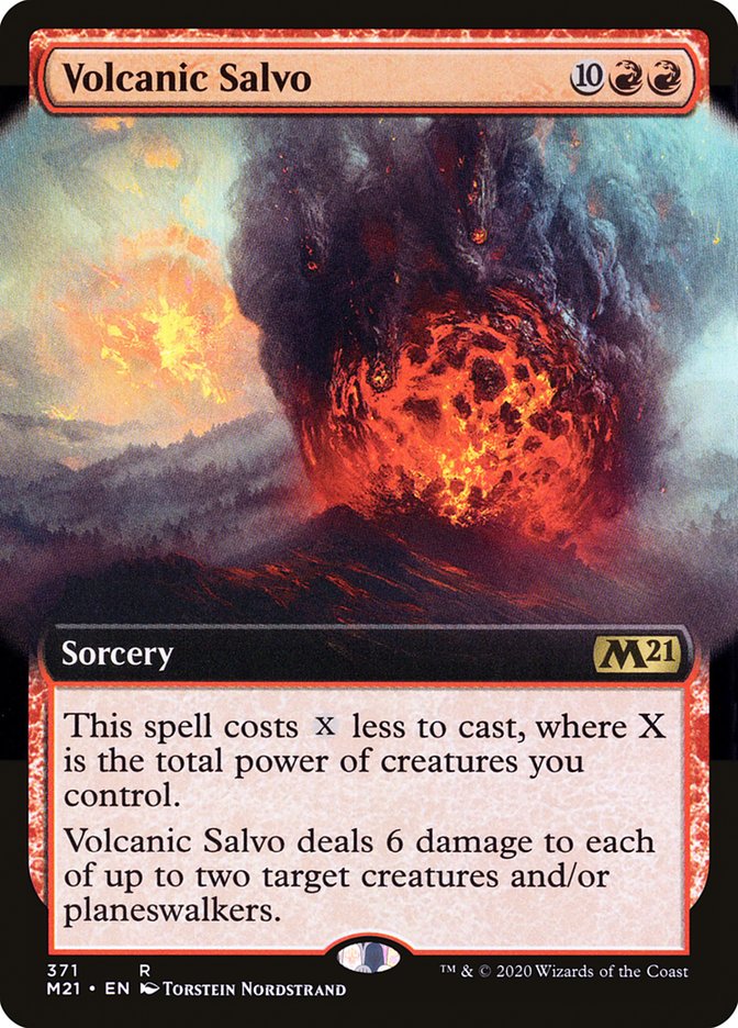 Volcanic Salvo (Extended) [Core Set 2021] | Gamer Loot