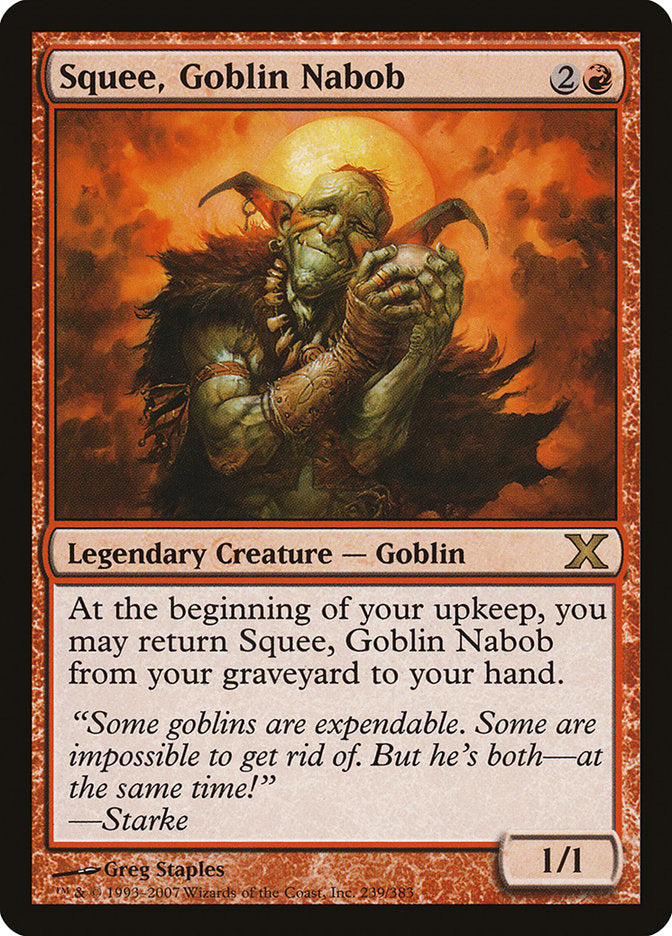 Squee, Goblin Nabob [Tenth Edition] | Gamer Loot