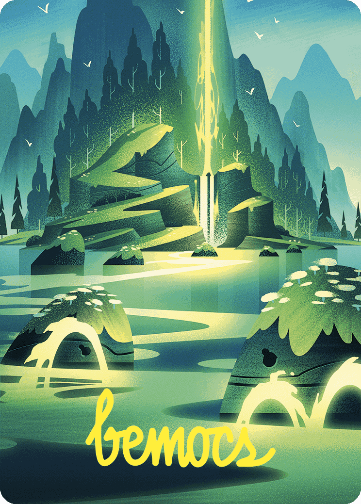 Leyline of Abundance Art Card (Gold-Stamped Signature) [Wilds of Eldraine Art Series] | Gamer Loot