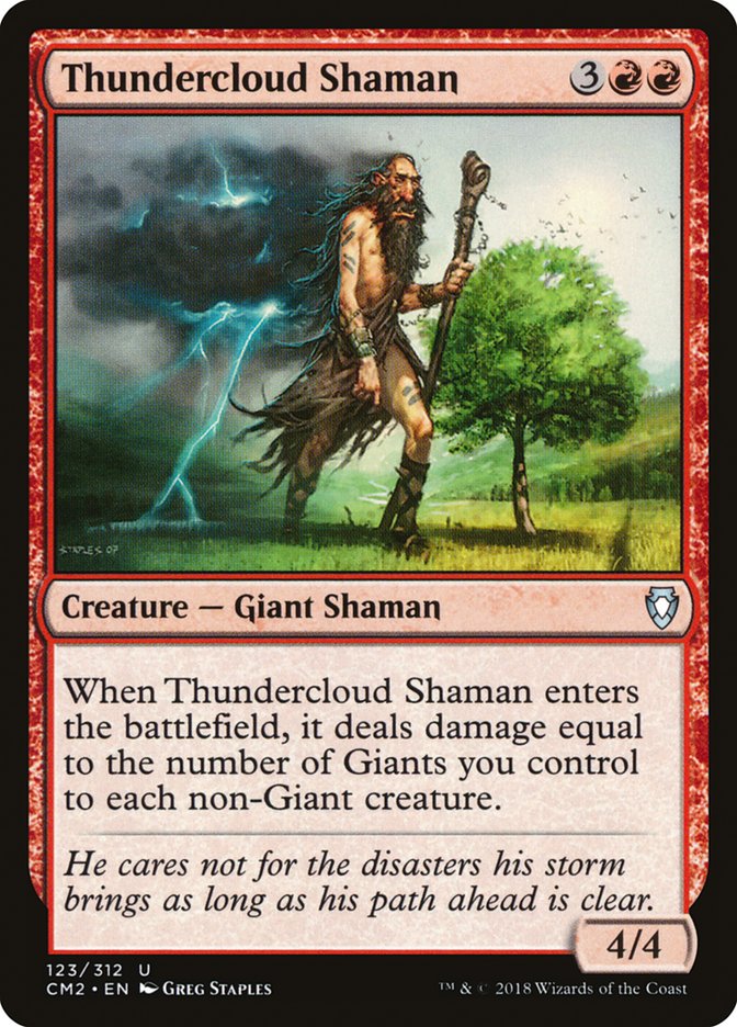 Thundercloud Shaman [Commander Anthology Volume II] | Gamer Loot