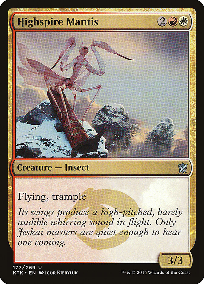 Highspire Mantis [Khans of Tarkir] | Gamer Loot