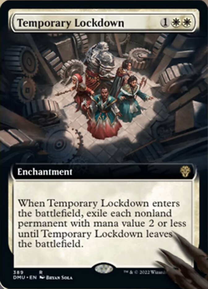 Temporary Lockdown (Extended Art) [Dominaria United] | Gamer Loot