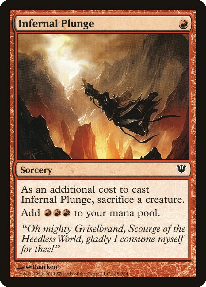 Infernal Plunge [Innistrad] | Gamer Loot