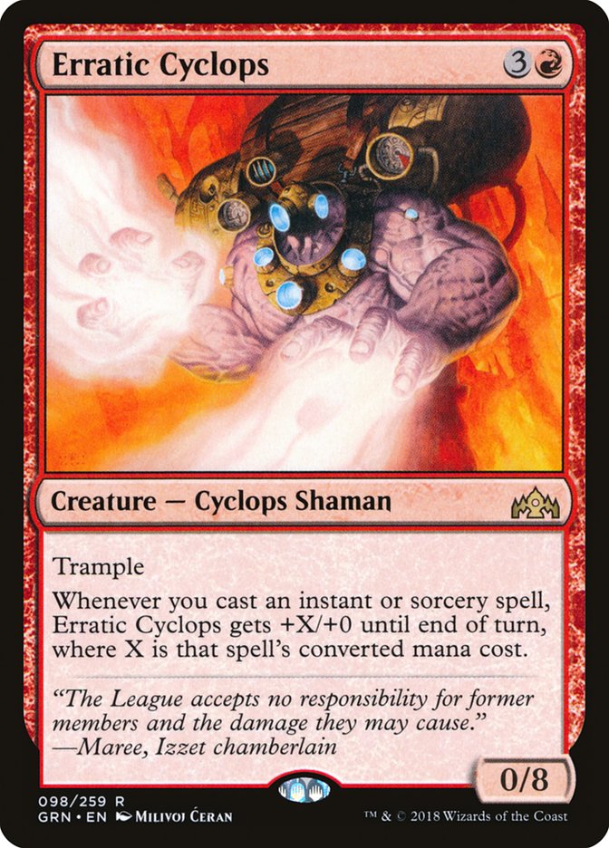 Erratic Cyclops [Guilds of Ravnica] | Gamer Loot