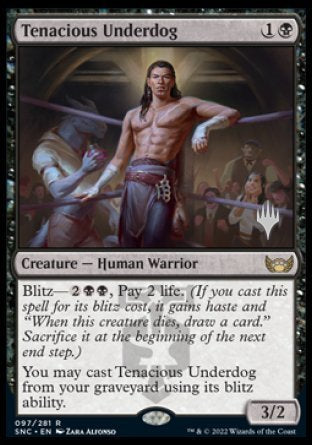 Tenacious Underdog (Promo Pack) [Streets of New Capenna Promos] | Gamer Loot