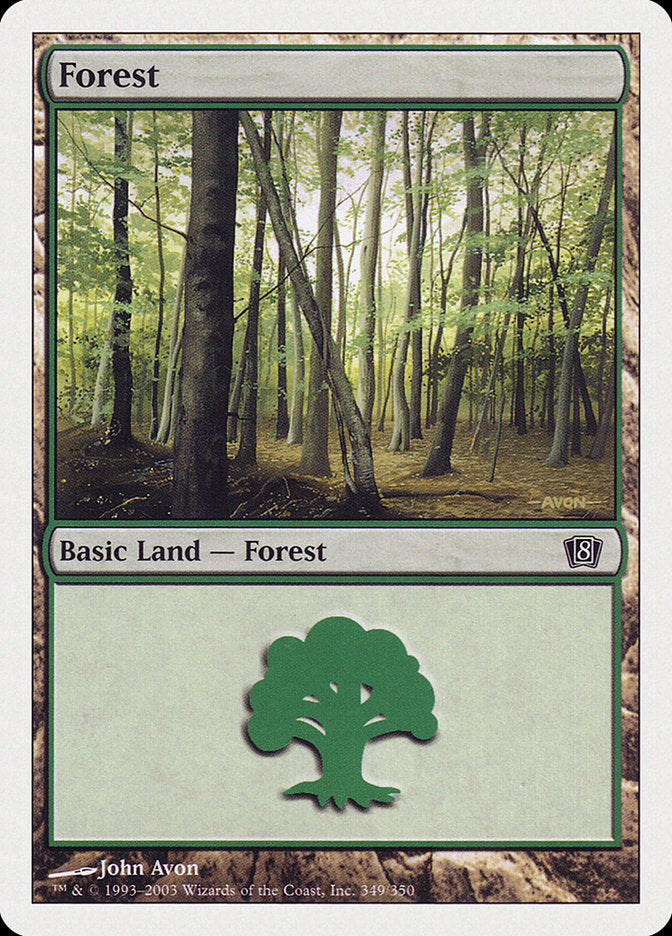 Forest (349) [Eighth Edition] | Gamer Loot