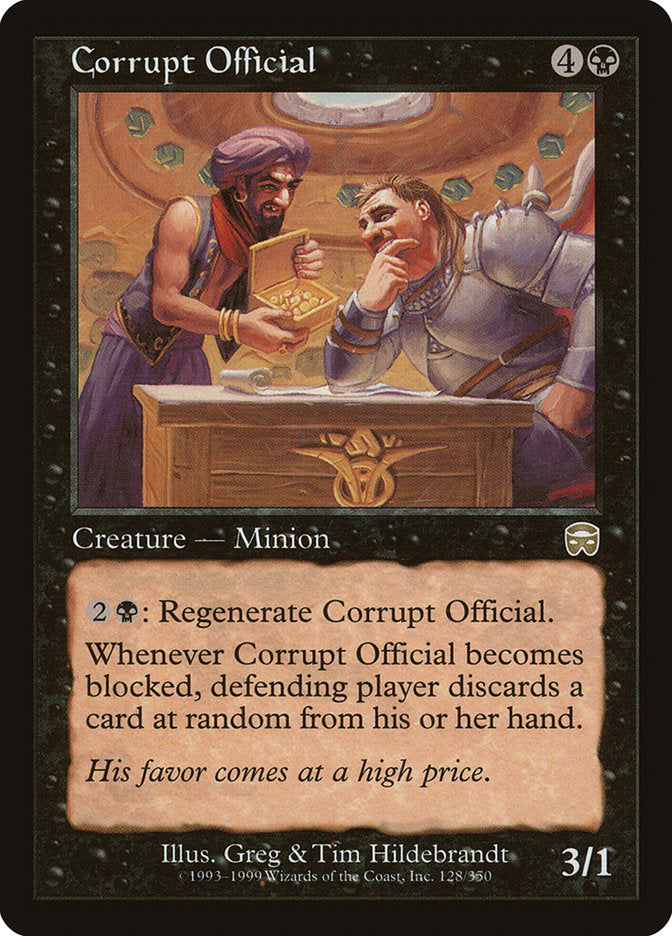 Corrupt Official [Mercadian Masques] | Gamer Loot