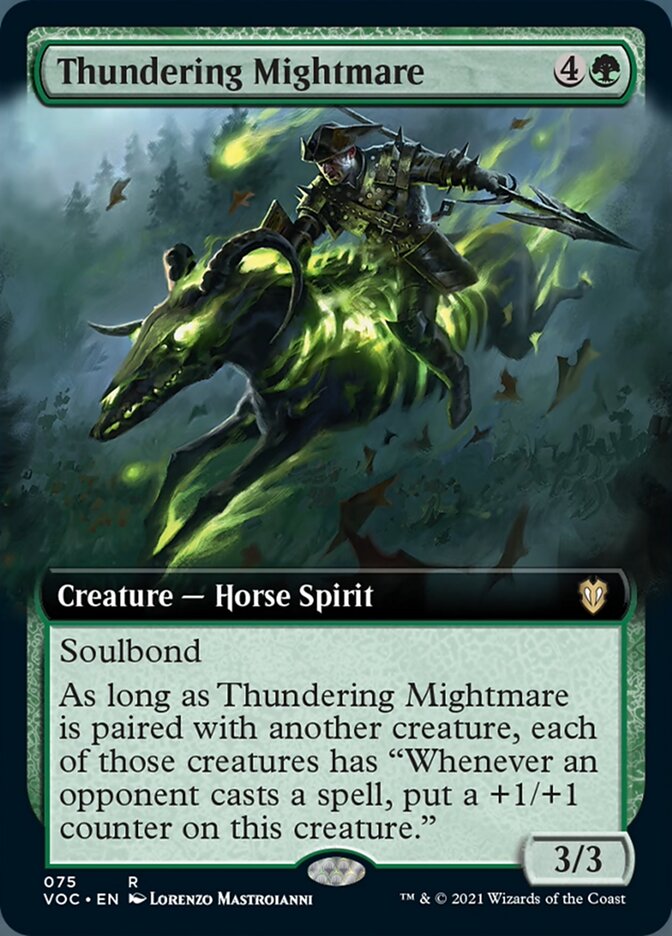 Thundering Mightmare (Extended) [Innistrad: Crimson Vow Commander] | Gamer Loot