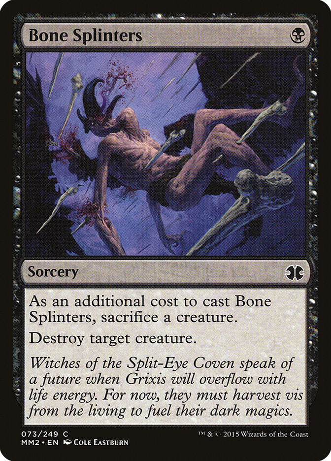 Bone Splinters [Modern Masters 2015] | Gamer Loot