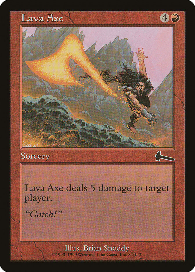 Lava Axe [Urza's Legacy] | Gamer Loot