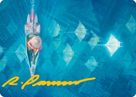 Discover the Impossible Art Card (Gold-Stamped Signature) [Kamigawa: Neon Dynasty Art Series] | Gamer Loot