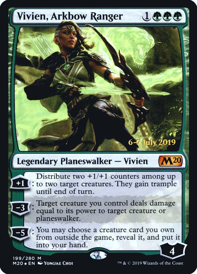 Vivien, Arkbow Ranger  [Core Set 2020 Prerelease Promos] | Gamer Loot