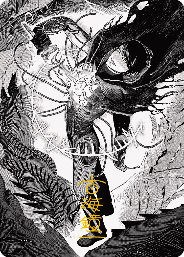 Jace, the Perfected Mind 2 Art Card (Gold-Stamped Signature) [Phyrexia: All Will Be One Art Series] | Gamer Loot