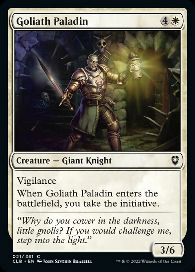 Goliath Paladin [Commander Legends: Battle for Baldur's Gate] | Gamer Loot