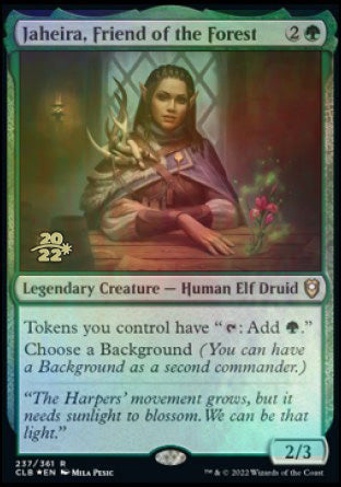 Jaheira, Friend of the Forest [Commander Legends: Battle for Baldur's Gate Prerelease Promos] | Gamer Loot