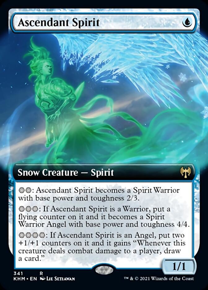 Ascendant Spirit (Extended Art) [Kaldheim] | Gamer Loot