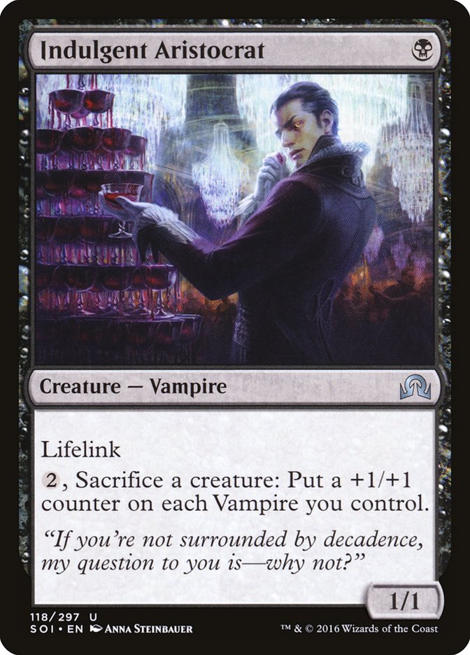 Indulgent Aristocrat [Shadows over Innistrad] | Gamer Loot