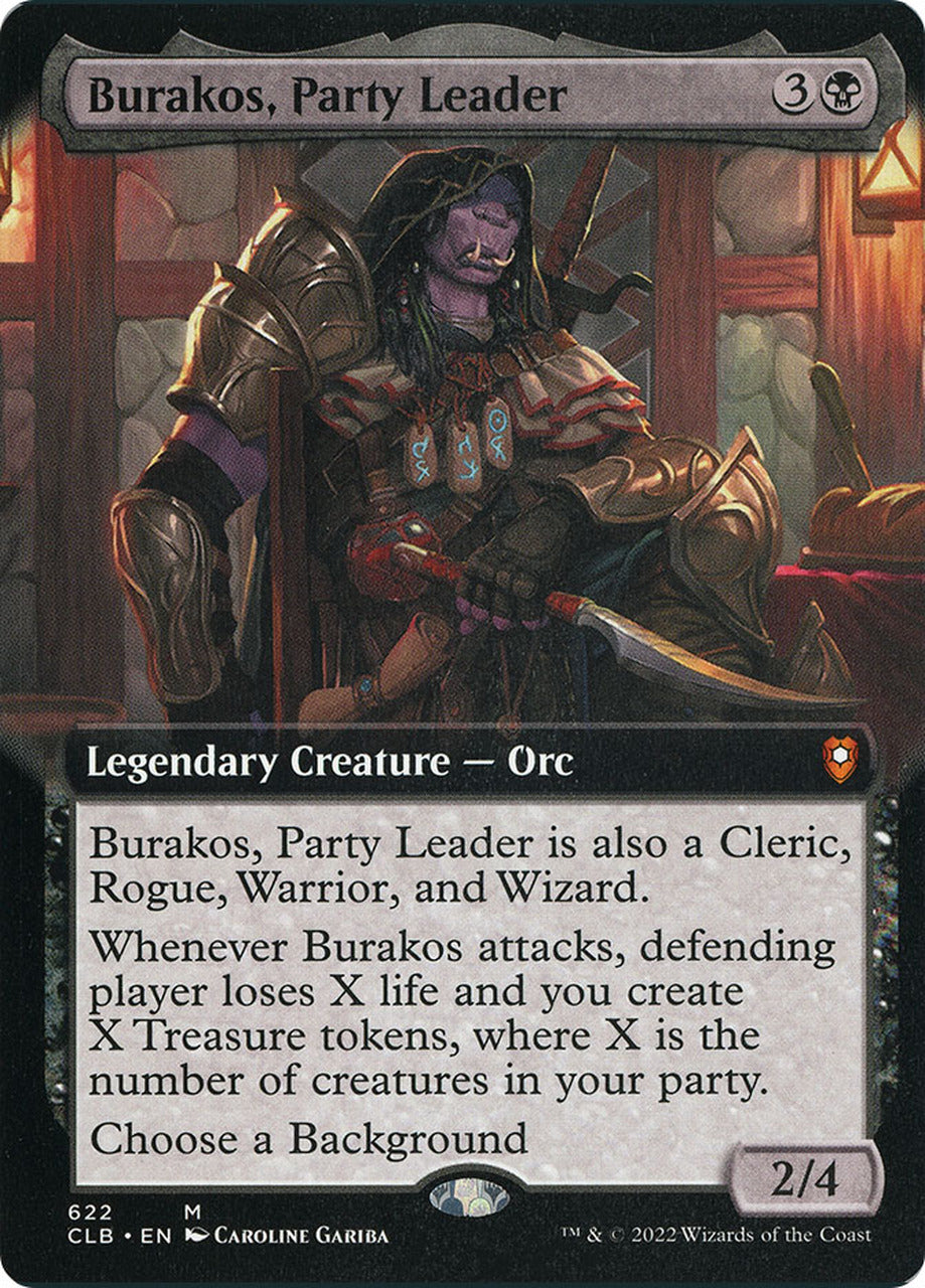 Burakos, Party Leader (Extended Art) [Commander Legends: Battle for Baldur's Gate] | Gamer Loot