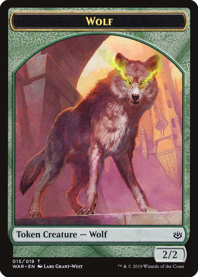 Wolf [War of the Spark Tokens] | Gamer Loot