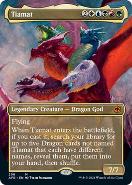 Tiamat (Extended) (Alternative art) [Dungeons & Dragons: Adventures in the Forgotten Realms] | Gamer Loot