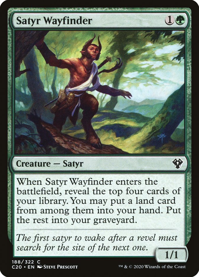 Satyr Wayfinder [Commander 2020] | Gamer Loot