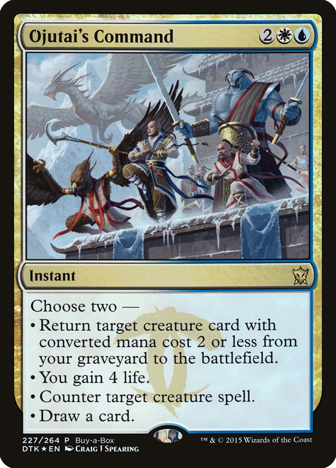 Ojutai's Command (Buy-A-Box) [Dragons of Tarkir Promos] | Gamer Loot