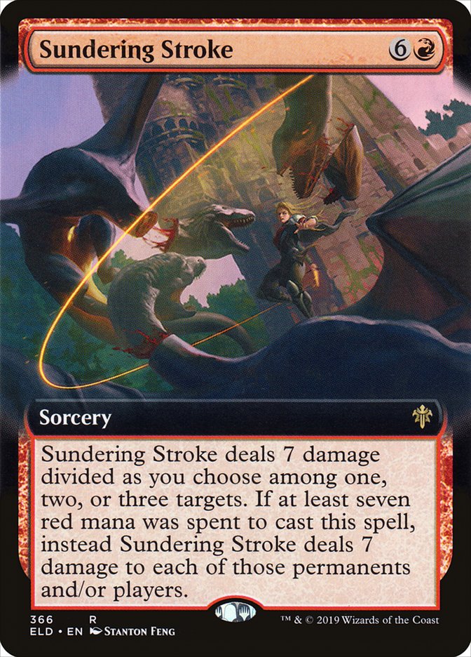 Sundering Stroke (Extended) [Throne of Eldraine] | Gamer Loot