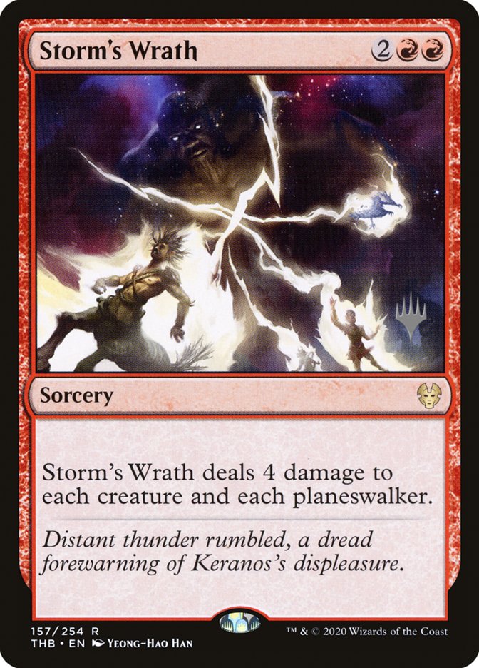 Storm's Wrath  (Promo Pack) [Theros Beyond Death Promos] | Gamer Loot