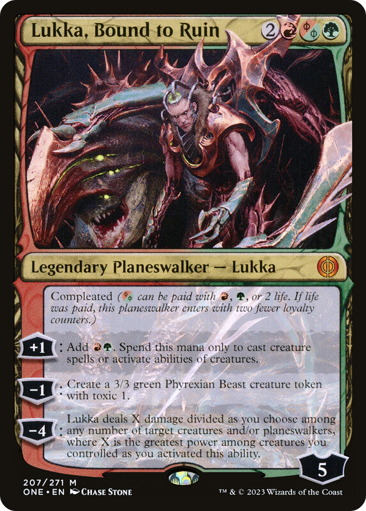 Lukka, Bound to Ruin [Phyrexia: All Will Be One] | Gamer Loot