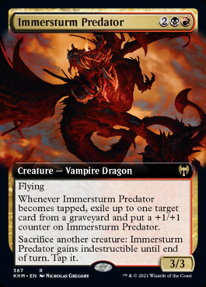 Immersturm Predator (Extended Art) [Kaldheim] | Gamer Loot