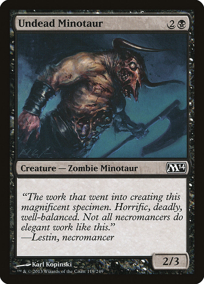 Undead Minotaur [Magic 2014] | Gamer Loot